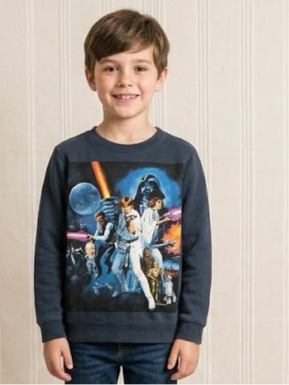 Retro 2016 Gymboree Star Wars Graphic Sweatshirt
